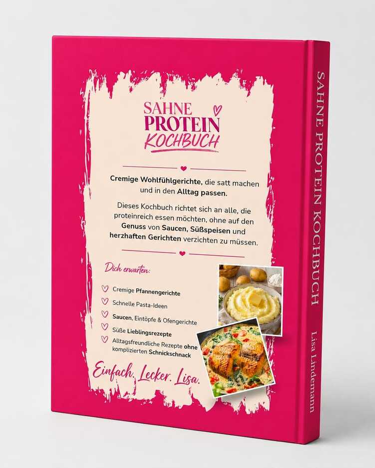 VORBESTELLUNG Sahne Protein Kochbuch – Bild 2