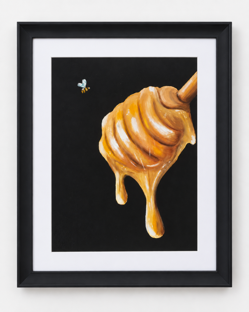 &bdquo;Biene & Honig&ldquo; &ndash; Originalkunstwerk
